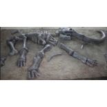 Mammoth Excavation Site, 3 Pieces Approx. 3.6m x 2.4m, Gross Weight 803kg, constructed from