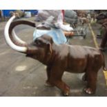 Mammoth, Approx. Height 0.9m, Approx. Length 1.8m, Gross Weight 45kg, constructed from fiberglass