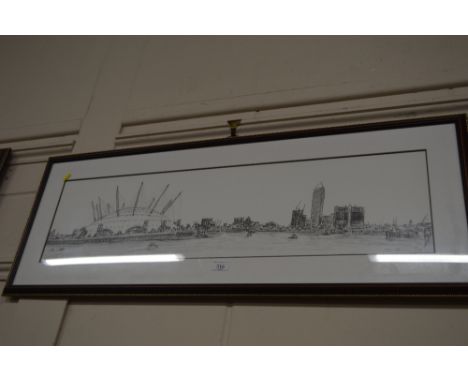 Stephen Wiltshire, limited edition print of The Millennium Dome