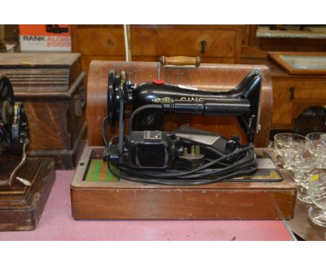 A Singer sewing machine sold as collectors item