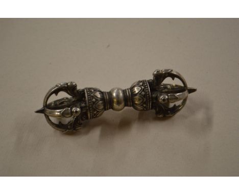 A modern white metal religious / prayer item