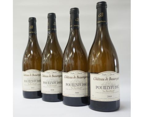 CHATEAU DE BEAUREGARD POUILLY-FUISSE "LA MARECHAUDE" 2004 VINTAGESix bottles of classic French White Wine from Joseph Burrier