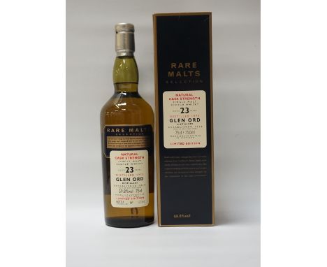 GLEN ORD 23YO - RARE MALTSGlen Ord Distillery's entry into the Rare Malts series.  Glen Ord 23 Year Old Single Malt Scotch Wh