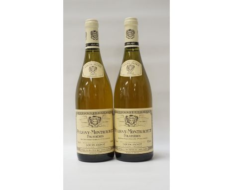 LOUIS JADOT PULIGNY-MONTRACHET "LES FOLATIERES" 2002Two bottles of the Louis Jadot Puligny-Montrachet "Les Folatieres" 2002 V