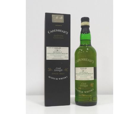 CONVALMORE-GLENLIVET 20YO CADENHEAD'S Another rare bottle of whisky from a Silent Distillery by Cadenhead's as part of their 