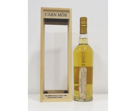 GLEN KEITH 1988 - CARN MOR An unusual bottle of Carn Mor "Celebration of the Cask" Glen Keith 1988 Single Malt Scotch Whisky.