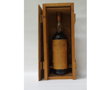 MACALLAN ANNIVERSARY MALT 1958/59A fine bottle of The Macallan Over 25 Years Old Anniversary Single Malt Scotch Whisky.  75cl