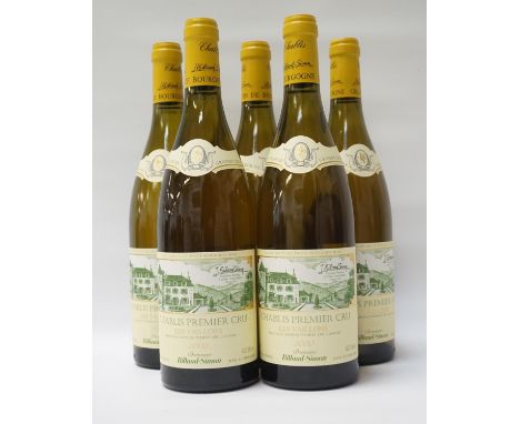 DOMAINE BILLAUD-SIMON CHABLIS PREMIER CRU "LES VAILLONS" 2000 VINTAGEFive bottles of the 2000 Vintage Chablis from Domaine Bi