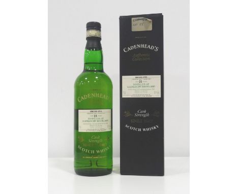GLENLOCHY 21YO CADENHEAD'SAnother fantastic bottling this time from a silent distillery in Fort William.  Glenlochy 21 YEar O