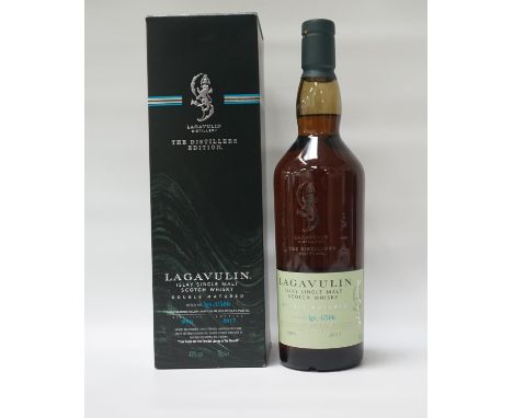 LAGAVULIN DISTILLERS EDITION 2001A bottle of the Lagavulin Distillers Edition Single Malt Scotch Whisky double matured in Ped