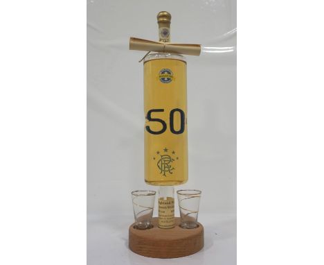 RANGERS FC 50 LEAGUE WINSA Highland Malt Scotch Whisky bottled by Stylish Whisky in Hamilton to celebrate Rangers FCs 50th wi