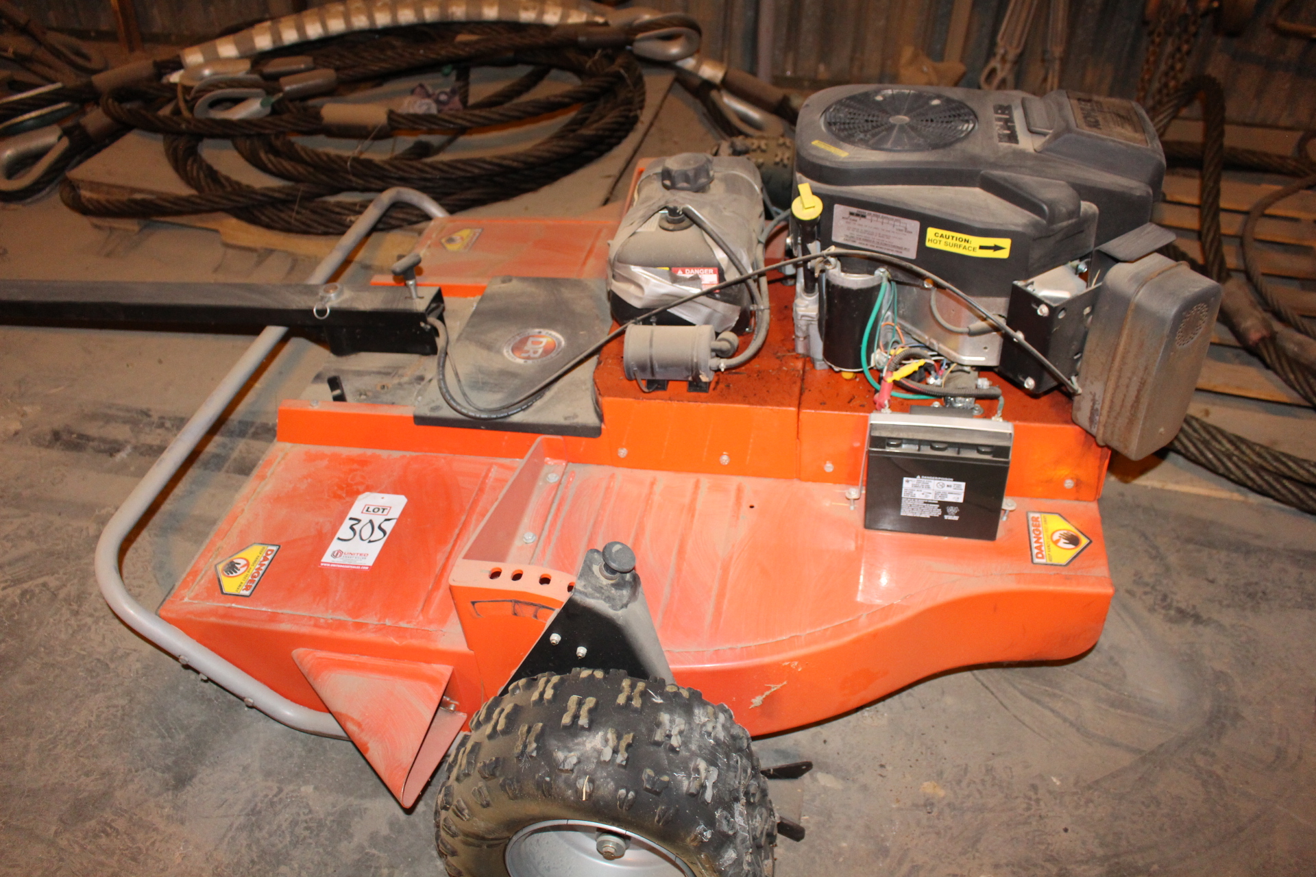 DR FIELD AND BRUSH MOWER, TOW BEHIND MODEL, W/ KOHLER COURAGE PRO 20