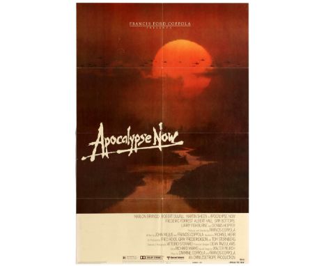 Original vintage film poster for the Francis Ford Coppola movie set during the Vietnam War - Apocalypse Now - starring Martin