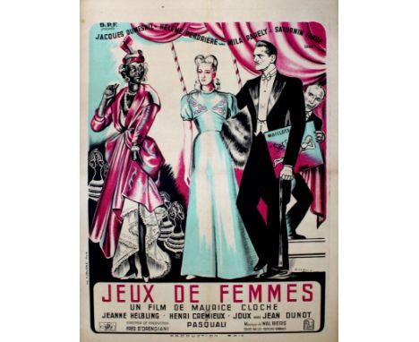Original vintage movie poster for a comedy directed by the award-winning French film director, screenwriter and producer, Mau