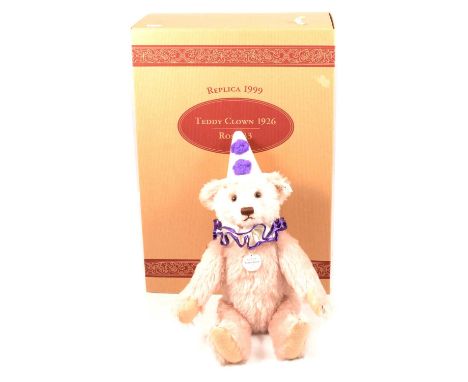 Steiff Germany teddy bear, EAN 407260 'Teddy Clown', 33cm, 1999, limited edition no.3814 of 5000, with white tag and button e