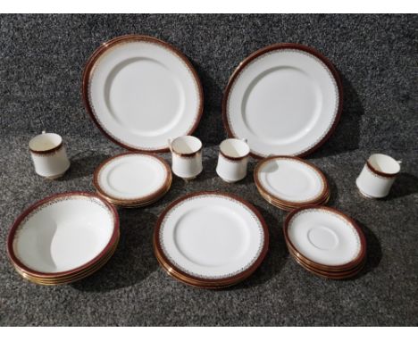 Royal Albert Holyrood pattern part dinner and tea service.