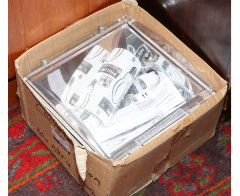 A new and unused 230 volt GA80M flood light by Compton lighting complete with Philips Powertone bulb.