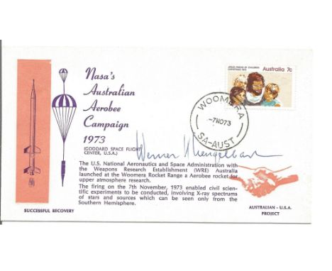 WW2 Peenemunde Rocket Scientist Werner K. Gengelbach signed 1973 NASA FDC. Good Condition. All signed pieces come with a Cert