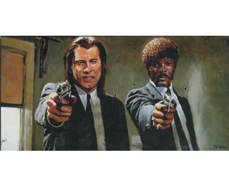 Pulp Fiction. Approx 6x11 inch timeart print which comes housed on a black mount and wrapped in cellophane. Brand new conditi