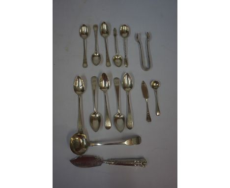 A George IV Scottish Silver Sauce Ladle, Hallmarks for Richard Haxton, Edinburgh 1822, Having a plain fiddle shaped stem, 15c