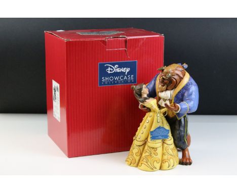 Disney Traditions, Belle and Beast 'Moonlight Waltz' 25th Anniversary figurine designed by Jim Shore from Enesco