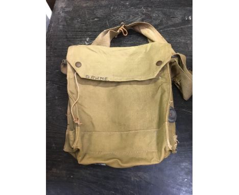 WW II 1942 ARMY CANVAS SATCHEL