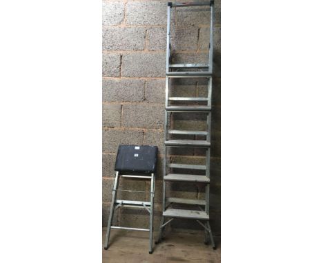 5 STEP LADDER &amp; A STEP  STOOL