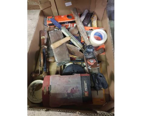 CARTON OF MISC HAND TOOLS