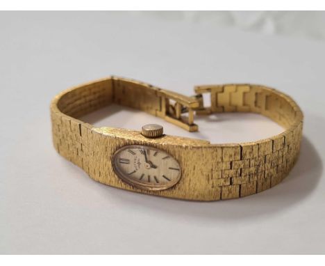 LADIES ROTARY GOLD COLOUR BRACELET COCKTAIL WATCH
