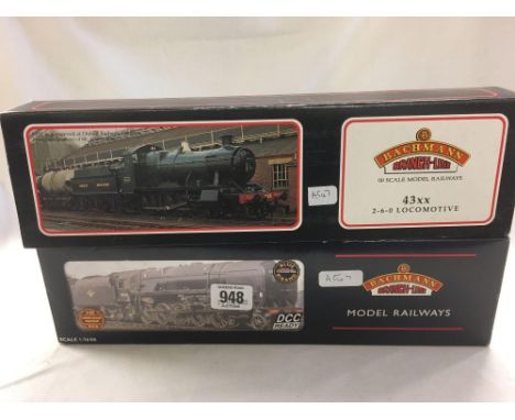 BACHMANN 36 - 850 EVENING STAR LOCO &amp; BACHMANN 31-827 43XX ENGINE