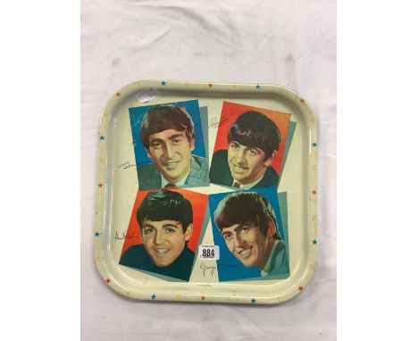 1960'S TIN TRAY OF THE BEATLES BY WORCESTER WARE