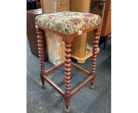BOBBIN TURNED STOOL