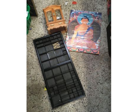 PRINTER BLOCK TRAY, A CELESTIAL GALLERY BOOK &amp; A JEWEL CASKET