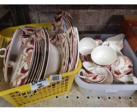 QTY OF MYOTT &amp; SON'S CHINAWARE THE REGAL INCL; SOUP TUREENS, JUGS, CUPS &amp; SAUCERS