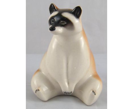 A Russian ceramic figure, Lomonosov mark to underside. Ht. 11cm. 