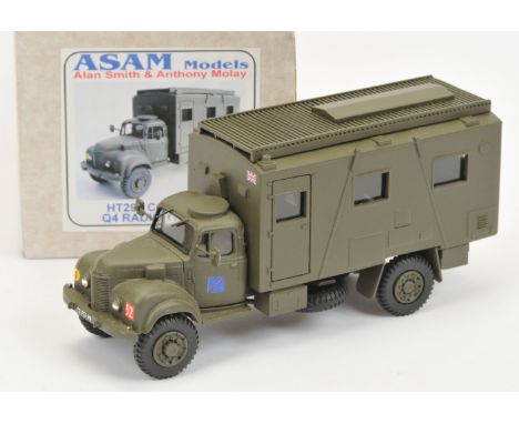 ASAM Models - 'HT295 Commer Q4 Radio Truck', Boxed. White metal, 1:48 scale. Condition generally appears Near Mint overall, c