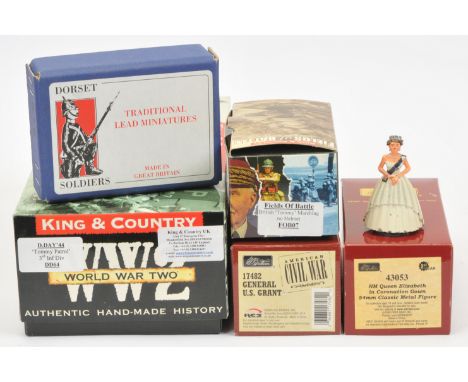King &amp; Country &amp; Britains - A Group of Boxed Sets. Comprising: K&amp;C DD64 '"Tommy Patrol" 3rd Inf Div'; Britains 17