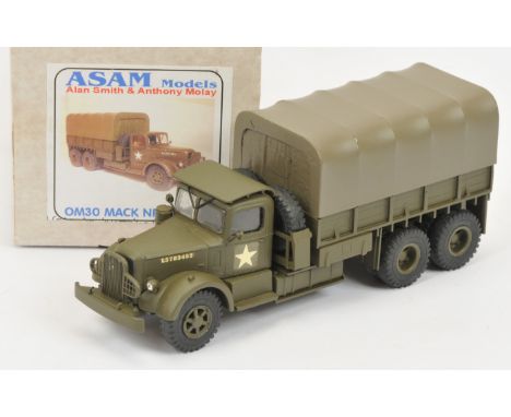 ASAM Models - 'OM30 Mack NR4 HT GS Cargo, Boxed. White metal, 1:48 scale. Condition generally appears Near Mint overall, cont