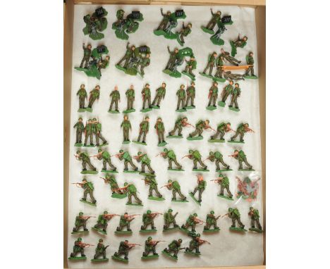 Britains Swoppets - A Group of 'British Infantry'. Circa late 1960s. Conditions generally appear Good Plus to Excellent overa