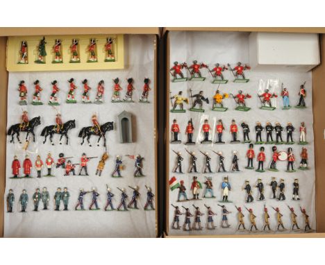 Britains &amp; Other Makers - A Large Group of Soldiers Etc. Includes full retailers pack of '6 x 40226 Neville Foot Knight w