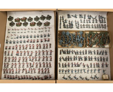 Del Prado - 'Relive Waterloo' Series - A Large Group of 1:72 Scale Figures. Includes: artillery guns, PAC28, RFA44, &amp; oth