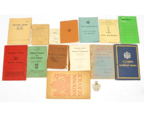 A Collection of British Army National Service Records for a Private C.J. Phillips (Royal Armoured Corps.). Early-1950s. Inclu
