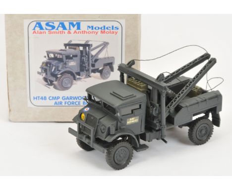 ASAM Models - 'HT48 CMP Garwood Wrecker Air Force Blue', Boxed. White metal, 1:48 scale. Condition generally appears Near Min