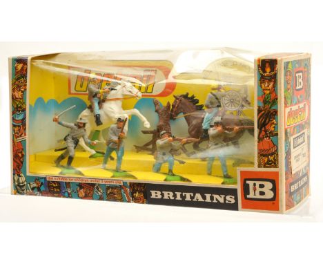 Britains Deetail - 'American Civil War' Series - Set No. 7425 'Confederate Forces', Boxed. Conditions generally appear Near M
