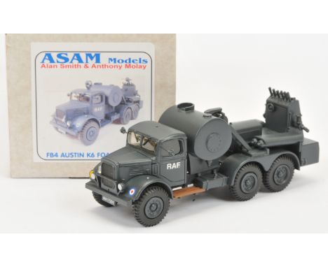 ASAM Models - 'FB4 Austin K6 Foam Tender', Boxed. White metal, 1:48 scale. Condition generally appears Near Mint overall, con