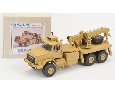 ASAM Models - 'SM38 Scammell S26 Heavy Recovery Truck', Boxed. White metal, 1:48 scale. Condition generally appears Near Mint