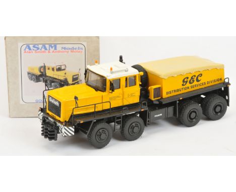ASAM Models - 'C232D GEC Faun Goliath Heavy Tow', Boxed. White metal, 1:48 scale. Condition generally appears Near Mint overa
