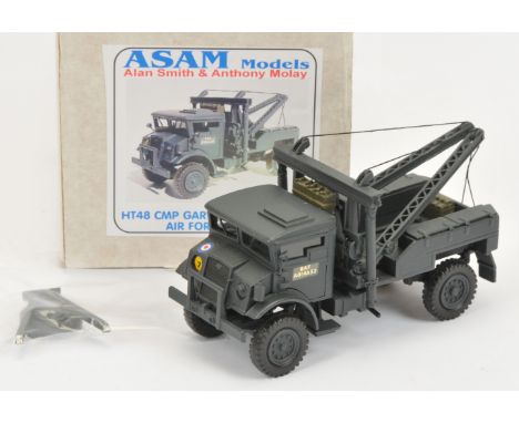 ASAM Models - 'HT48 CMP Garwood Wrecker Air Force Blue', Boxed. White metal, 1:48 scale. Condition generally appears Excellen