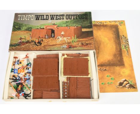 Timpo - Wild West Series - Set Ref. 257 'Wild West Outpost', Boxed. First Issue, 1970. Condition generally appears Excellent 