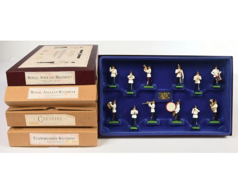 Britains Limited Edition - A Group of Boxed Sets. Comprising: 5189 'The 22nd Cheshire Regiment'; 5194 'The Staffordshire Regi